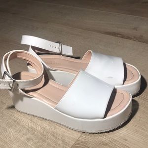 zara women platform white